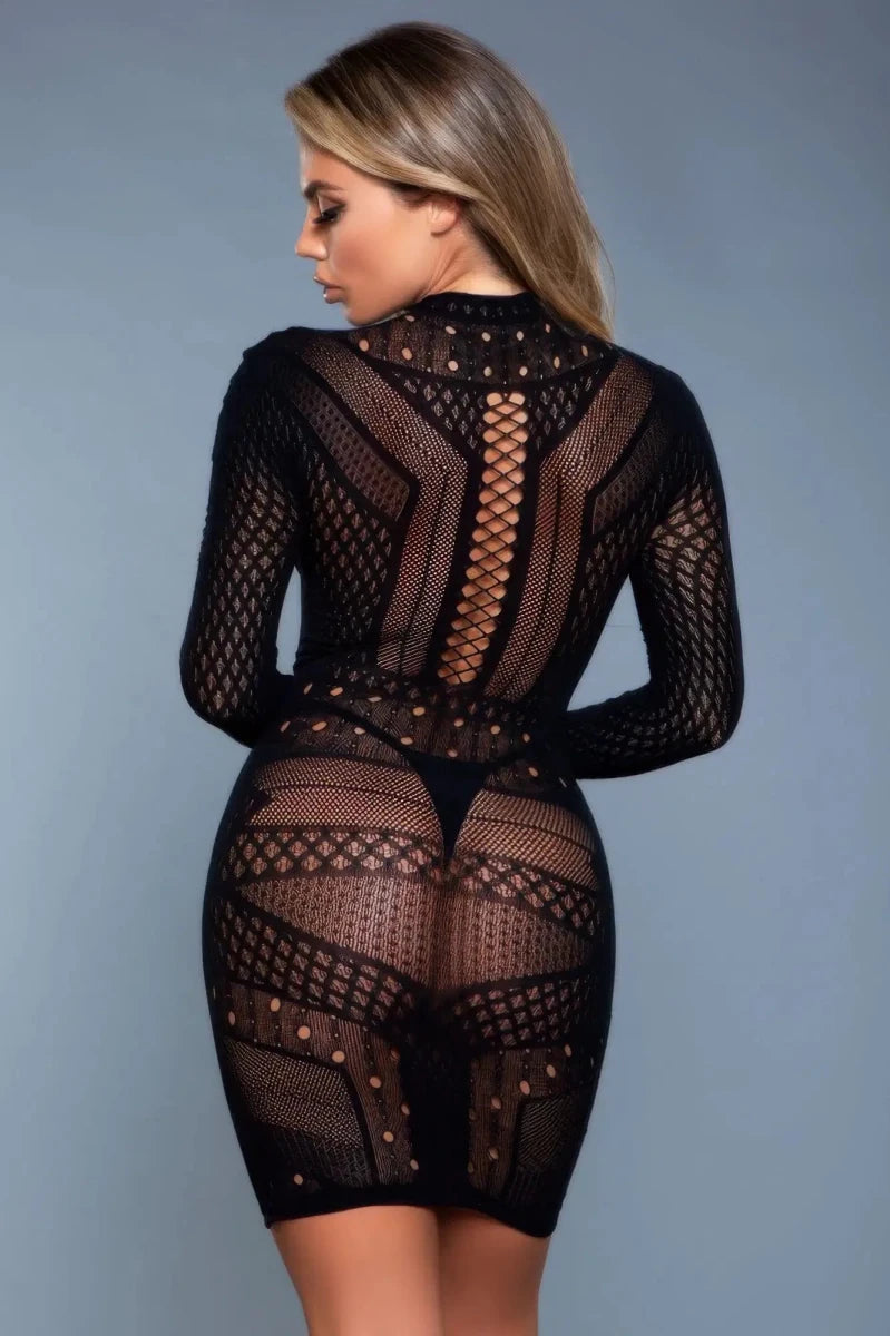 The Heart Racing Mini Dress - Lustreve