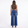 High-Waisted Wide Leg Jeans