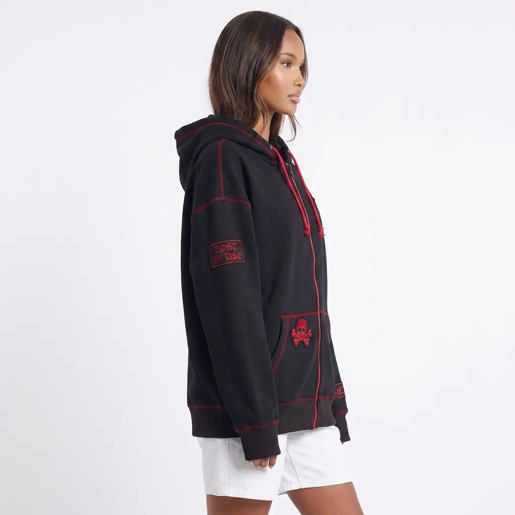 Lord Have Mercy Zip-Up Drawstring Hoodie