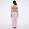 Beachside Muse Openwork Tie-Back Two-Piece Set