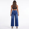 High-Waisted Wide Leg Jeans