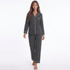 Collared Neck Loungewear Set with Pocket