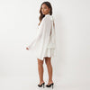 A Little Extra High Neck Ruffled Mini Dress
