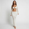 Beachside Muse Openwork Tie-Back Two-Piece Set