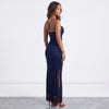 Elior Allure Ruched Strap Maxi Dress