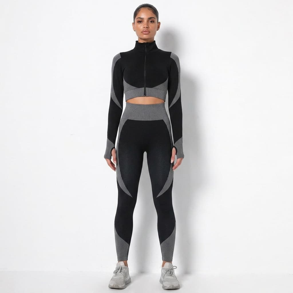 Erica Color Block Activewear Set