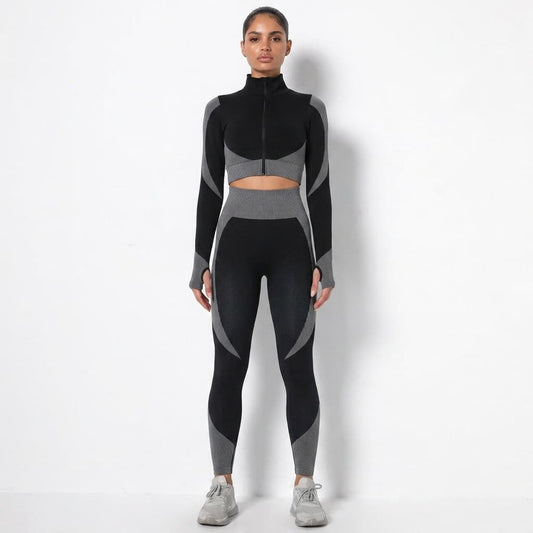 Erica Color Block Activewear Set