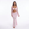 Beachside Muse Openwork Tie-Back Two-Piece Set