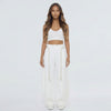 Harbor Hour Rope-Waist Wide-Leg Pants