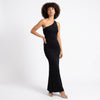 One Side Story Twist-Back Maxi Dress