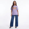 Halloween Spooky Letter Graphic Round Neck Casual T Shirt