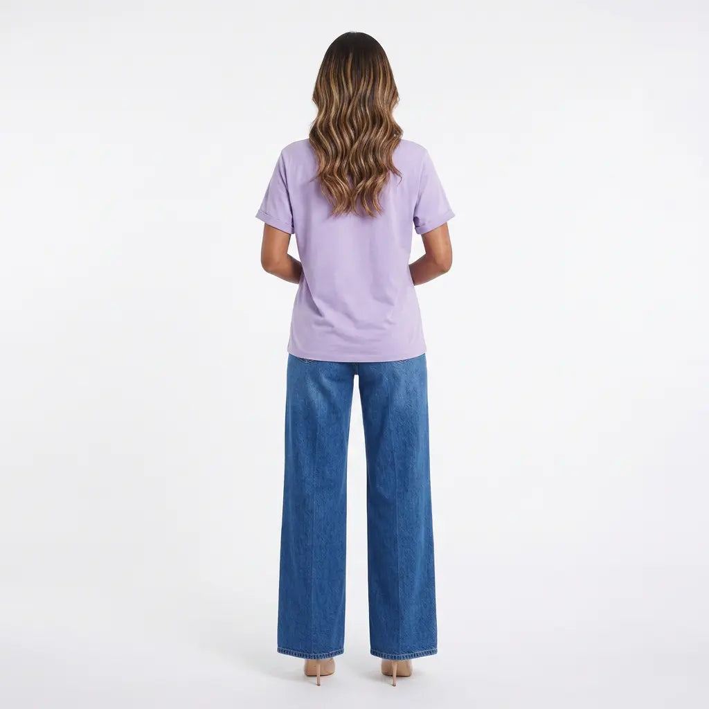 Halloween Spooky Letter Graphic Round Neck Casual T Shirt