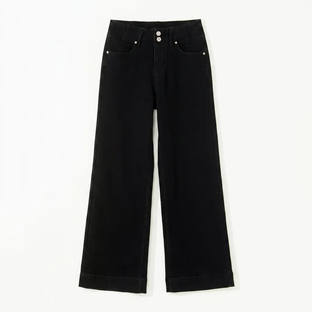 Stay In Your Lane High Waist Flared Jeans