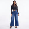 High-Waisted Wide Leg Jeans
