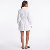 Sunday Stroll Ruched Collared Mini Dress