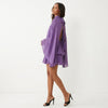 A Little Extra High Neck Ruffled Mini Dress
