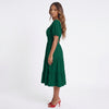 Robe évasée à volants Sky