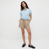 Weekend Away Rolled Sleeve Button-up Top