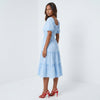 Robe évasée à volants Sky