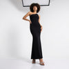 One Side Story Twist-Back Maxi Dress