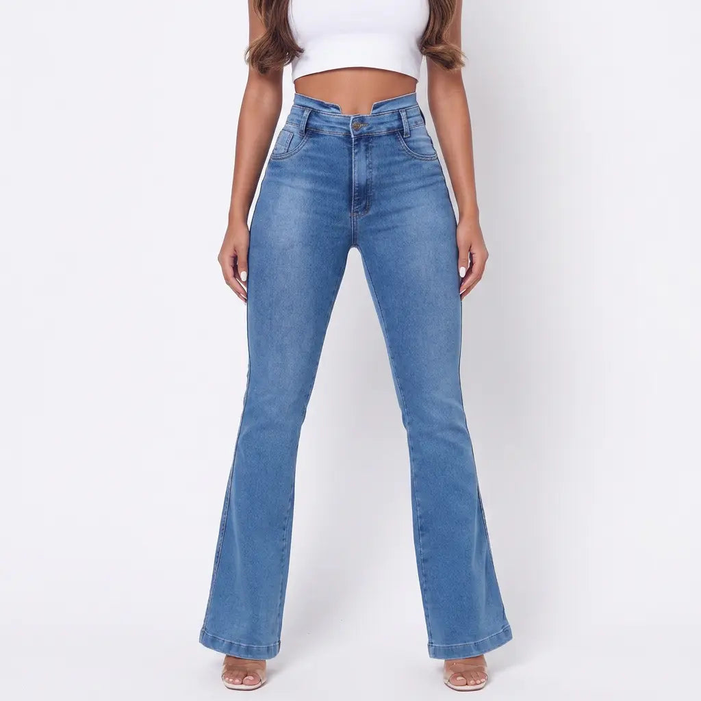 Flare For The Dramatic High Rise Jeans