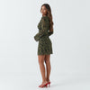 Soft Florals, Hard to Resist Mesh Mini Dress – Olive