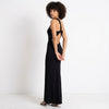 One Side Story Twist-Back Maxi Dress