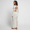 Beachside Muse Openwork Tie-Back Two-Piece Set