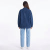 Dropped Shoulder Denim Jacket with Pockets