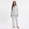 Collared Neck Loungewear Set with Pocket
