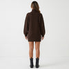 Cocoa Season Turtleneck Sweater Mini Dress
