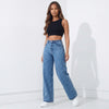 Easy Does It High-Rise Wide-Leg Jeans