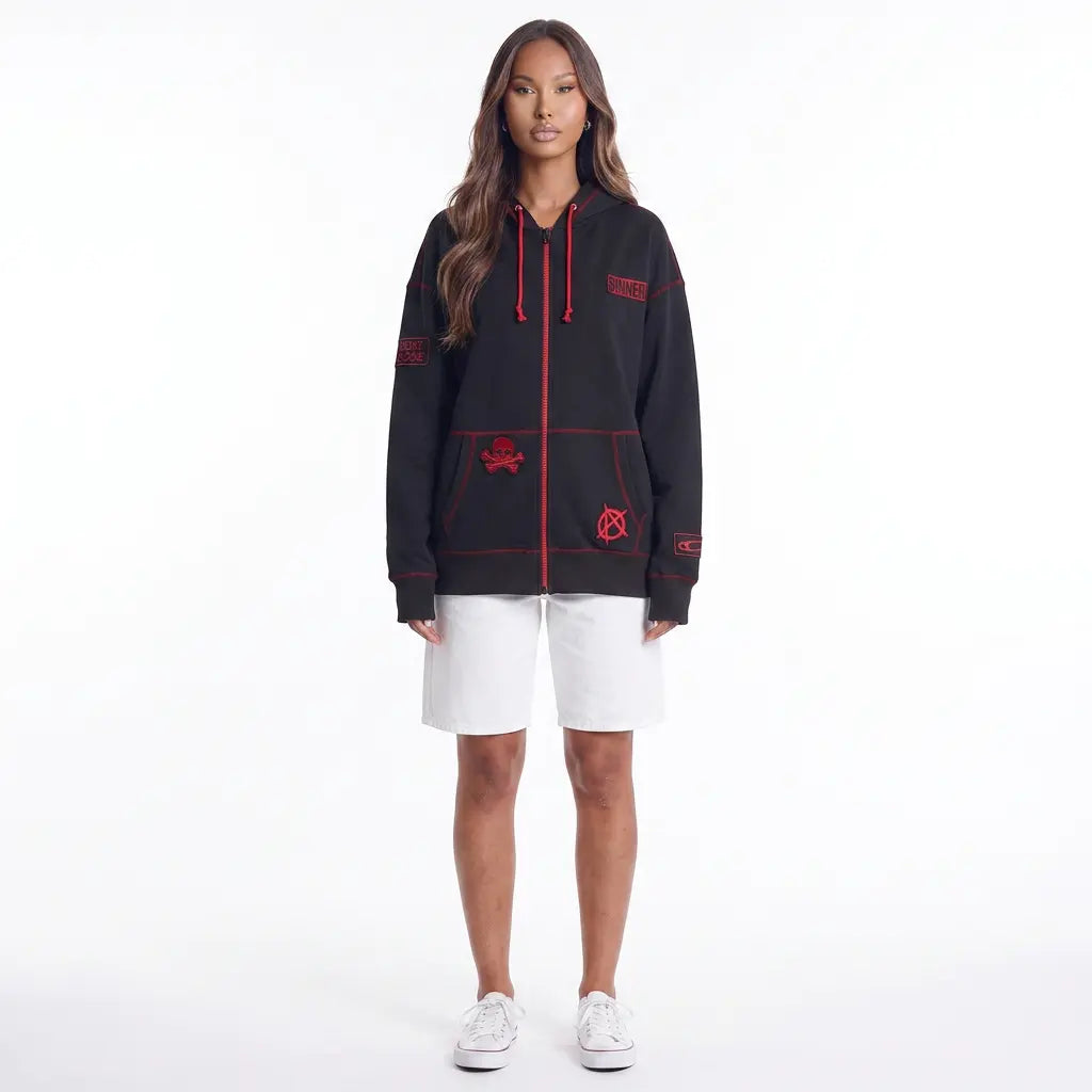Lord Have Mercy Zip-Up Drawstring Hoodie