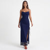 Elior Allure Ruched Strap Maxi Dress