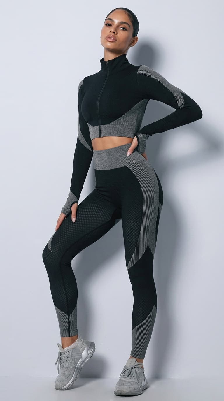 Erica Color Block Activewear Set