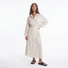 Slow Sunday Tie-Waist Striped Maxi Dress