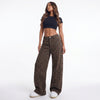 Feline Instinct Leopard Wide-Leg Pants