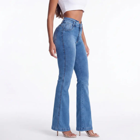 Flare For The Dramatic High Rise Jeans