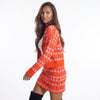 Diamond District Argyle Button-Front Cardigan Skirt Set