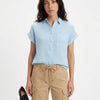 Weekend Away Rolled Sleeve Button-up Top
