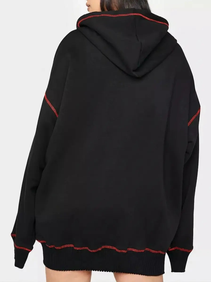 Lord Have Mercy Zip-Up Drawstring Hoodie