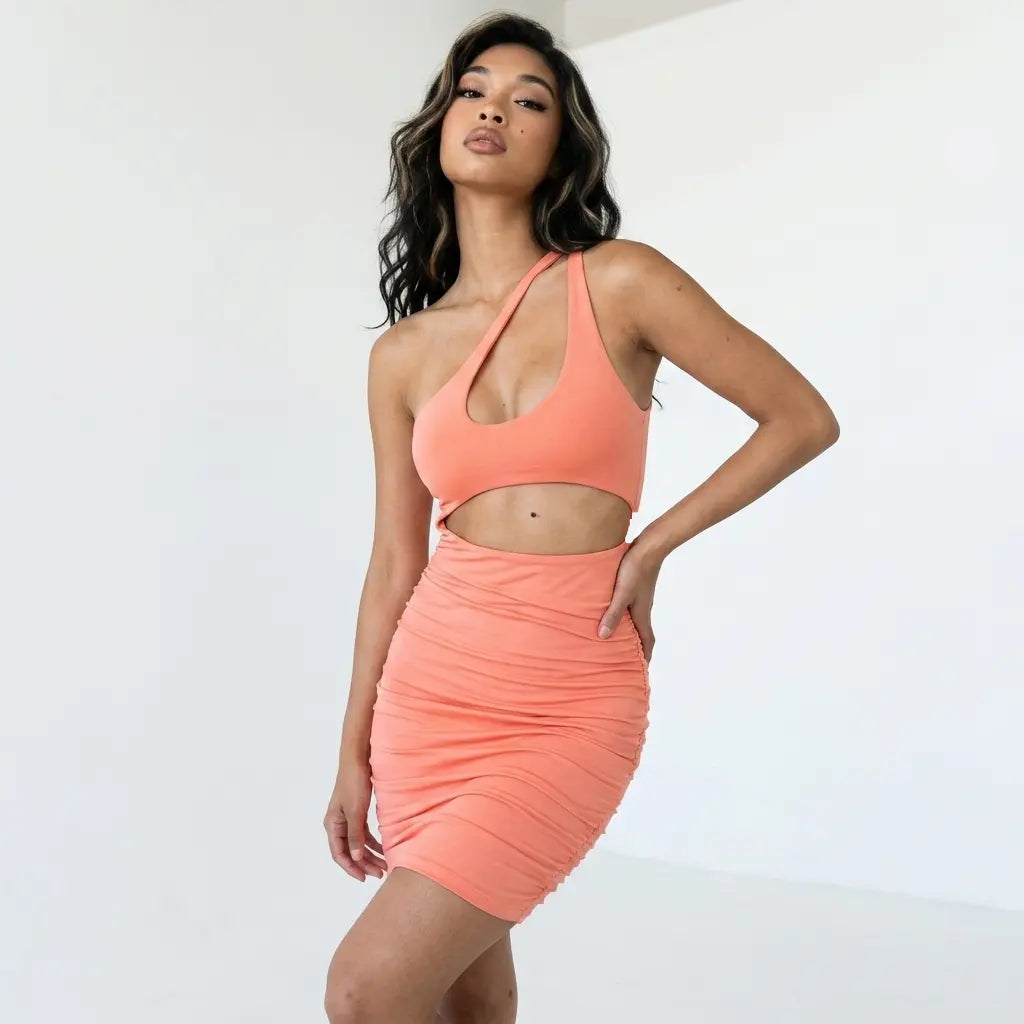 Not Your Average Cut-out Front Bodycon Mini Dress