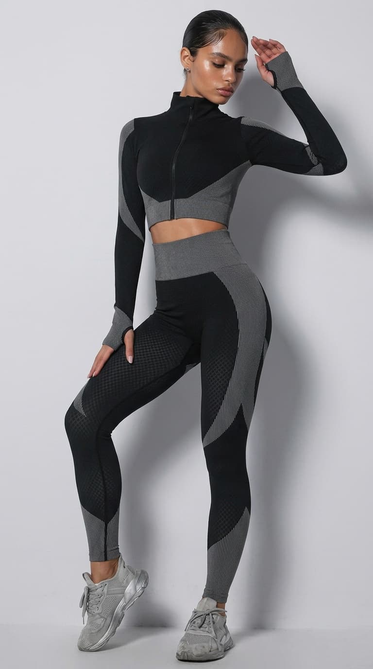 Erica Color Block Activewear Set