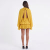 A Little Extra High Neck Ruffled Mini Dress