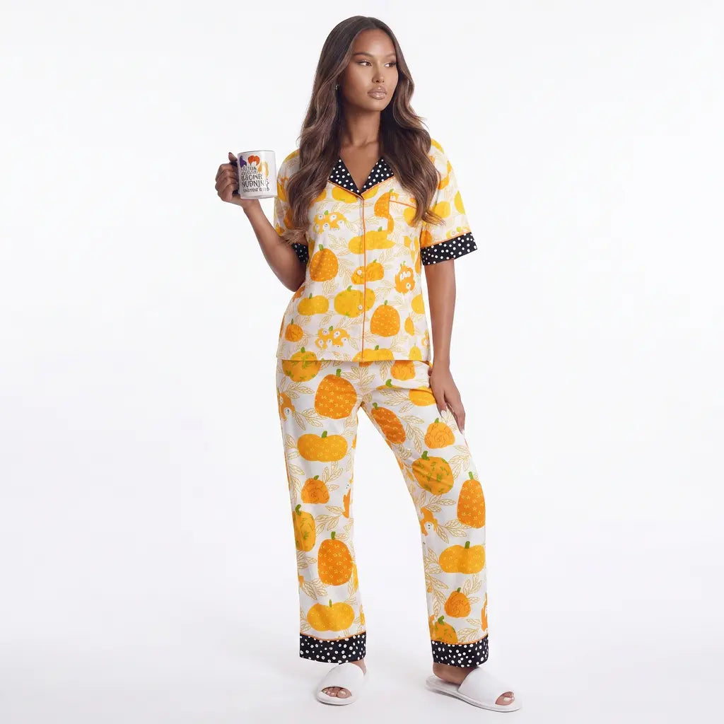 Boo Berry Bedtime Placket Lounge Set