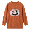 Pumpkin Patch Girl Round Neck Tunic Sweatshirt