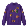 Haunted Glitter Groove Halloween Sweatshirt