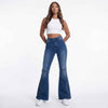 Side Street Cargo-Flare High-Rise Jeans
