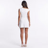 Soft Spoken, Hard to Forget Off-Shoulder Draped Mini Dress