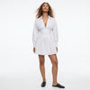 Sunday Stroll Ruched Collared Mini Dress